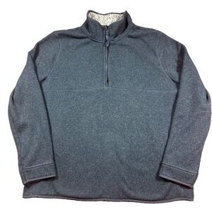 Fat Face The Airlie Sweatshirt Mens Blue 1/4 Zip Pullover